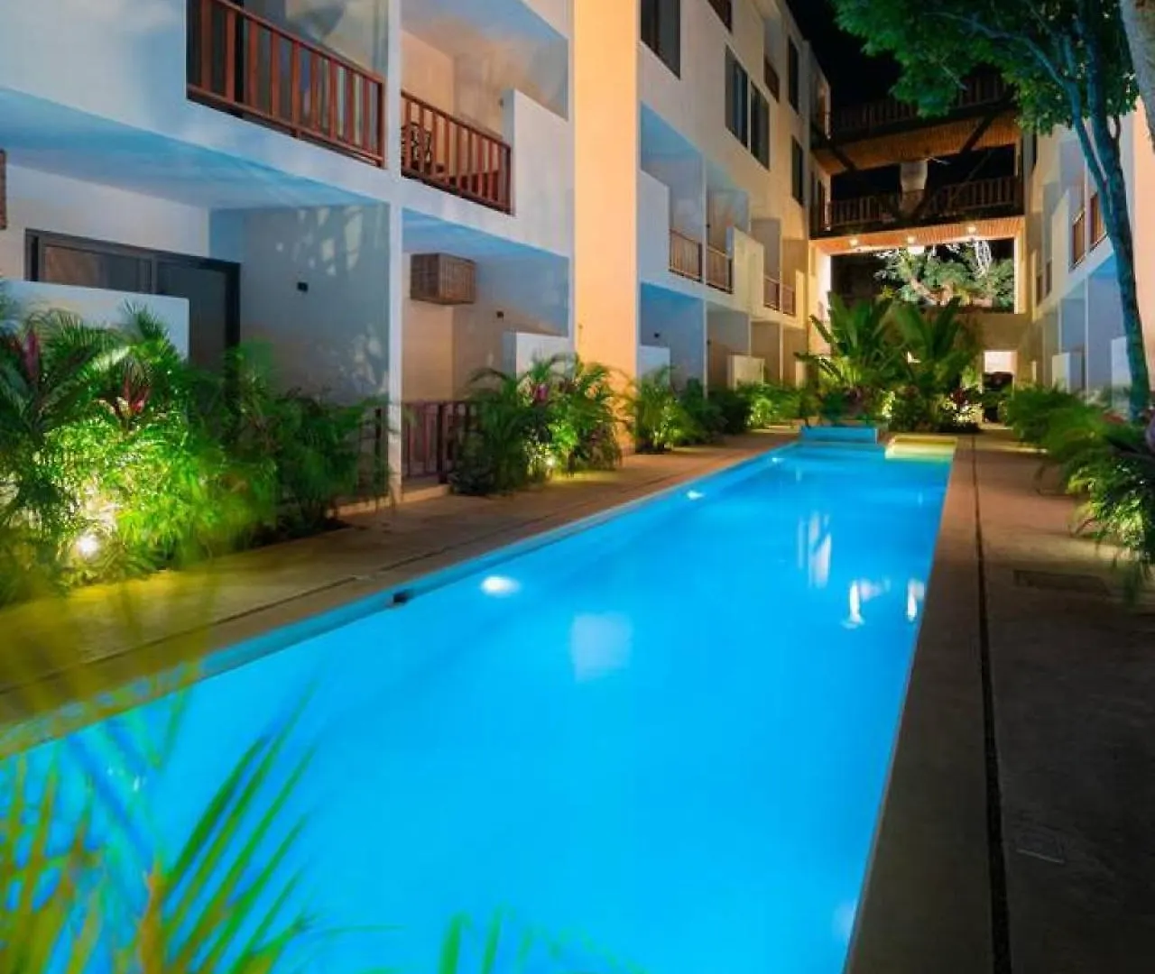 Your Own Space In Tulum Rooftop, Pools, Bbq 墨西哥